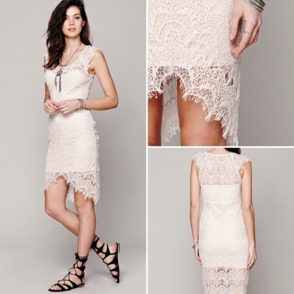 Free People Dresses & Skirts - Intimately Free Peek A Boo Lace Dress